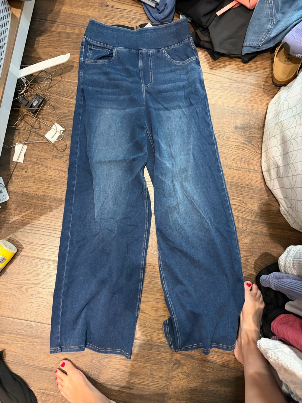 Halara Wide Leg Dark Blue Women's Jeans